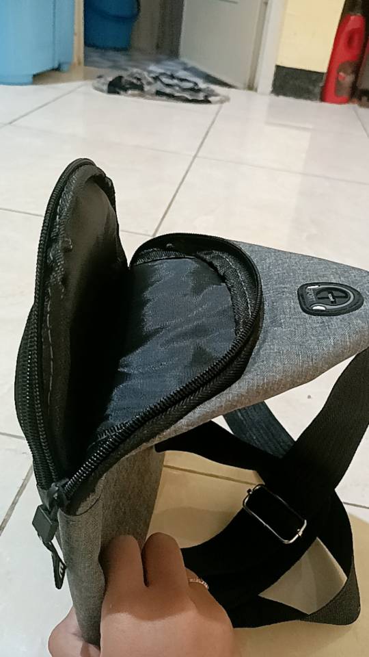 Tas Selempang Slempang Pria Sling Bag Tas - B299 - Foto ulasan pembeli