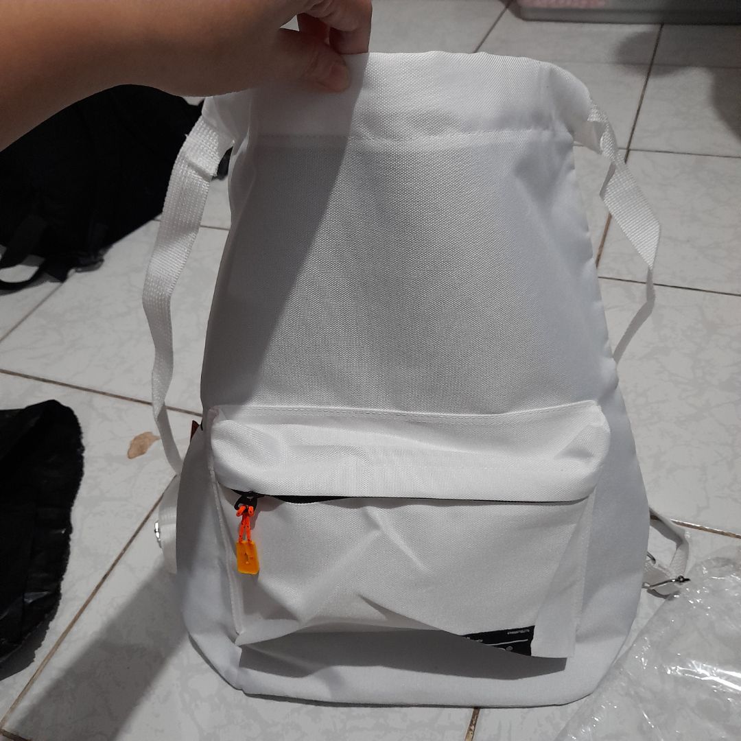 Tas Serut Stringbag Ransel Multifungsi Pushop DayFit - Foto ulasan pembeli
