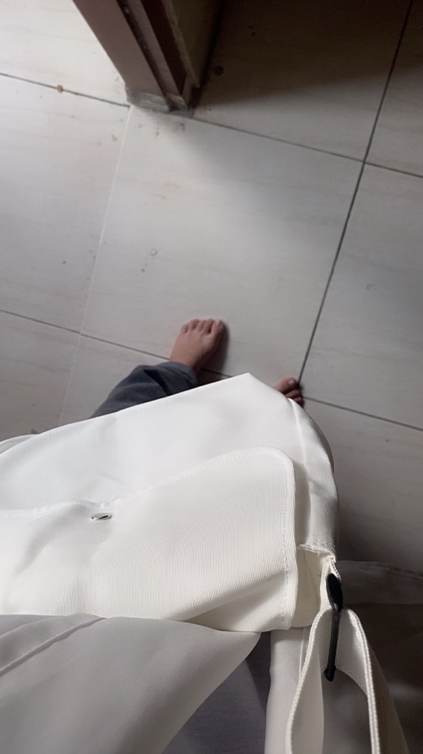 Tas Slengkang Kanvas Unisex Tali Tebal Kuat - Foto ulasan pembeli