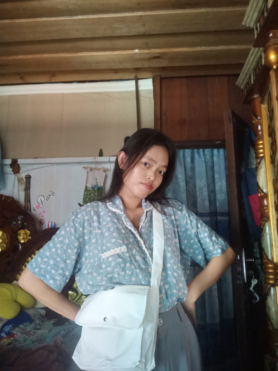 Tas Slengkang Kanvas Unisex Tali Tebal Kuat - Foto ulasan pembeli