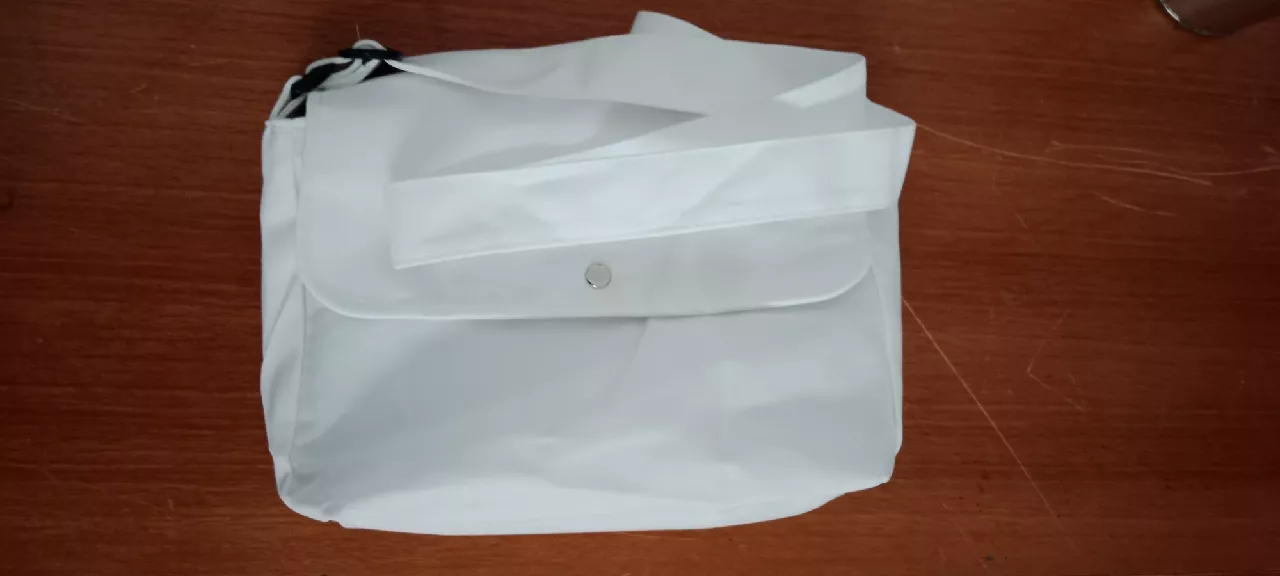 Tas Slengkang Kanvas Unisex Tali Tebal Kuat - Foto ulasan pembeli