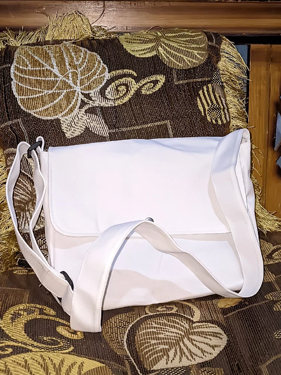 Tas Slengkang Kanvas Unisex Tali Tebal Kuat - Foto ulasan pembeli