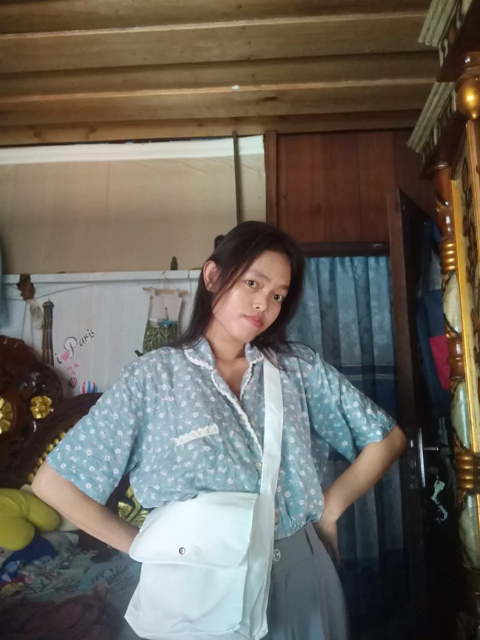 Tas Slengkang Kanvas Unisex Tali Tebal Kuat - Foto ulasan pembeli