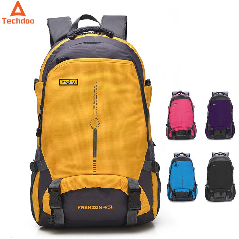 Techdoo 45L Waterproof Hiking Backpack Laptop - foto 1 dari 10
