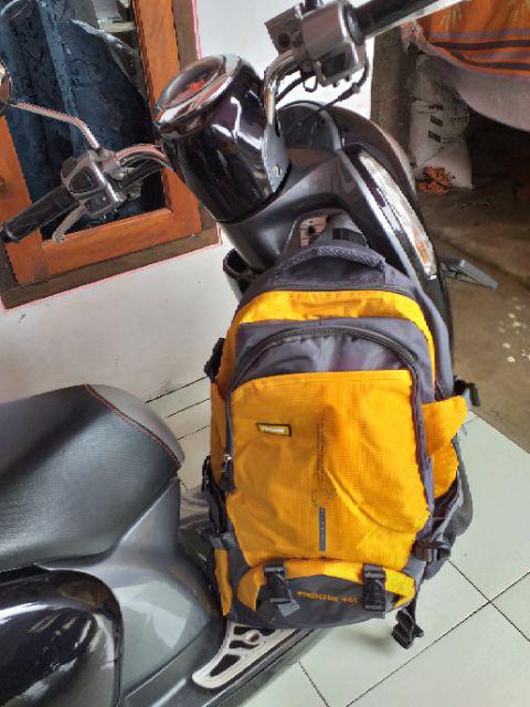 Techdoo 45L Waterproof Hiking Backpack Laptop - Foto ulasan pembeli