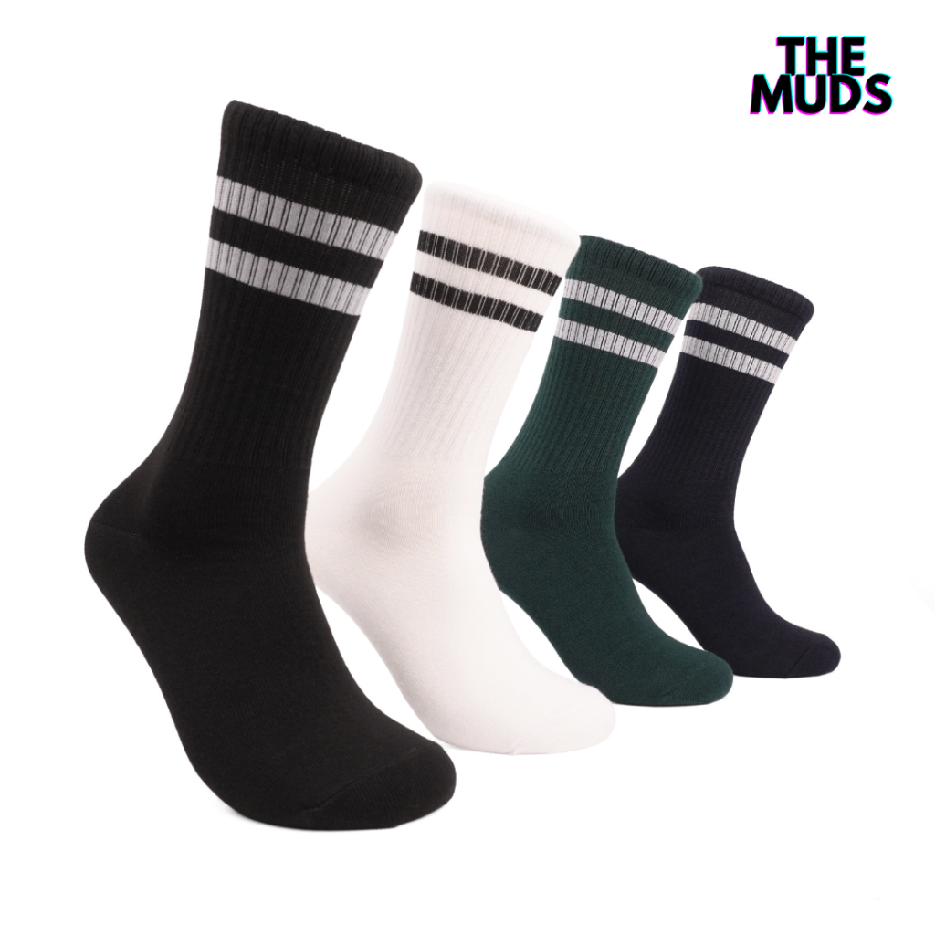 THE MUDS - Kaos Kaki Oldschool Motif Stripe 2 - foto 1 dari 10