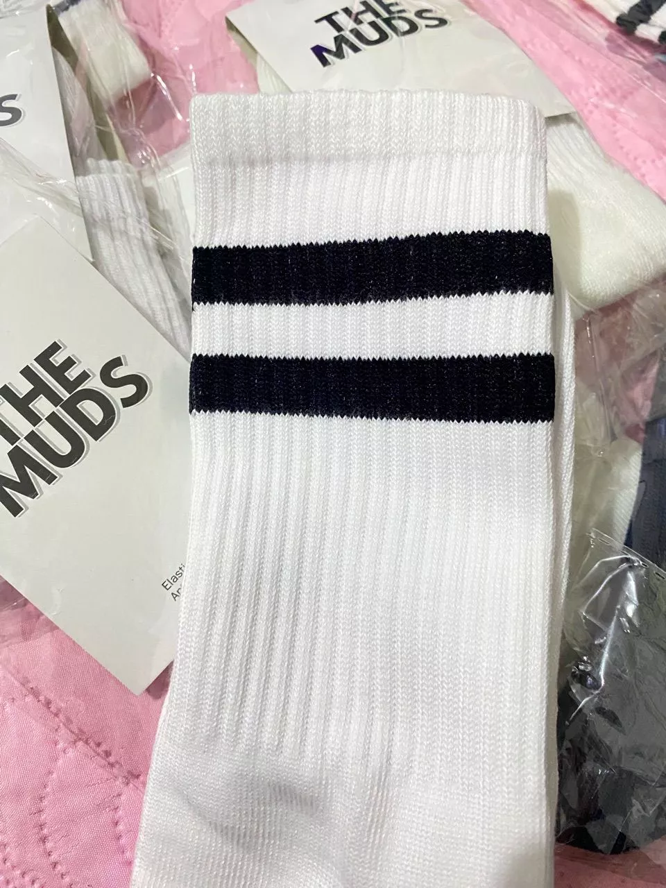 THE MUDS - Kaos Kaki Oldschool Motif Stripe 2 - Foto ulasan pembeli