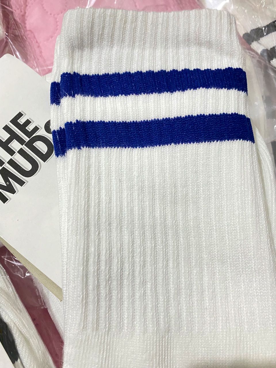 THE MUDS - Kaos Kaki Oldschool Motif Stripe 2 - Foto ulasan pembeli