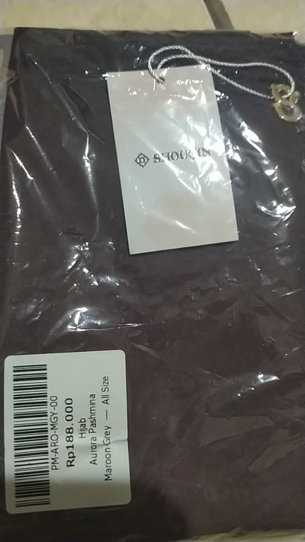 Timcraft Pashmina Ceruty Baby Doll Gradasi Ombre Two Tone - foto 4 dari 10