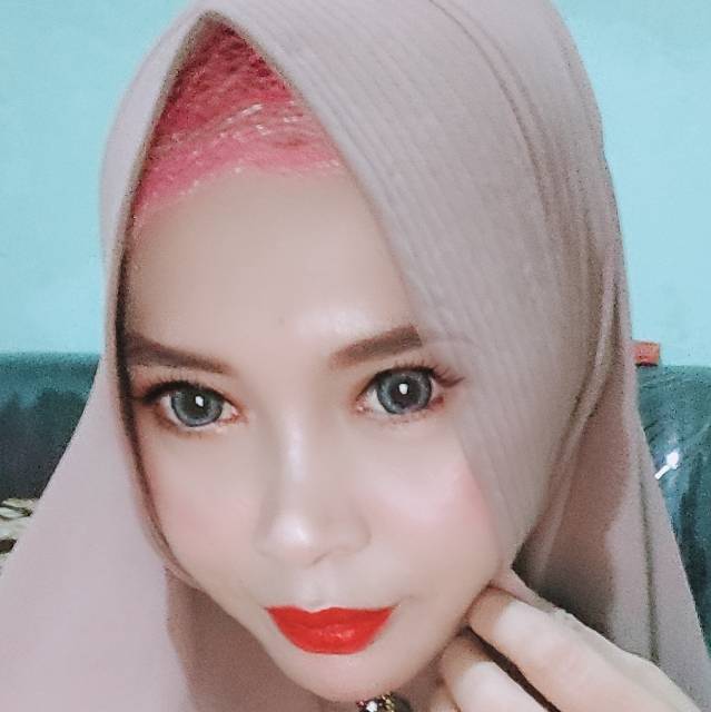 Timcraft Pashmina Ceruty Baby Doll Gradasi Ombre Two Tone - Foto ulasan pembeli