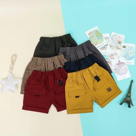 Unokids Cargo Shortpants Anak Original Cotton - foto 1 dari 10