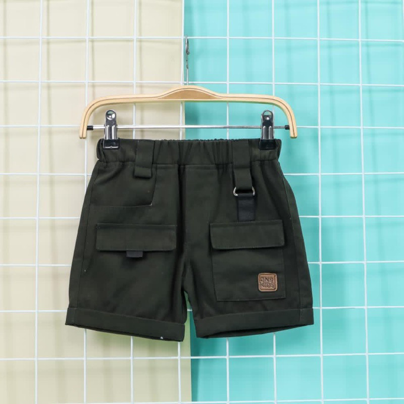 Unokids Cargo Shortpants Anak Original Cotton - foto 9 dari 10