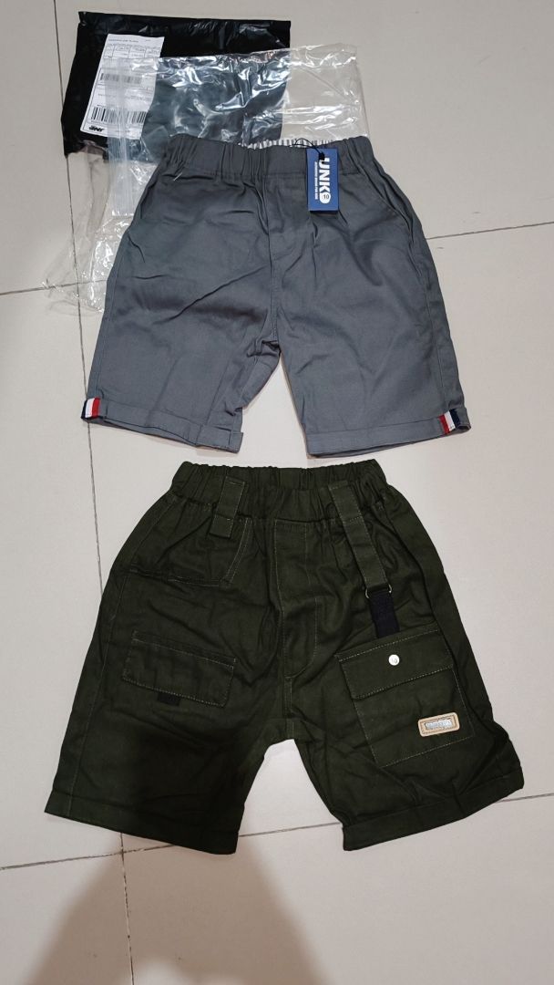 Unokids Cargo Shortpants Anak Original Cotton - Foto ulasan pembeli