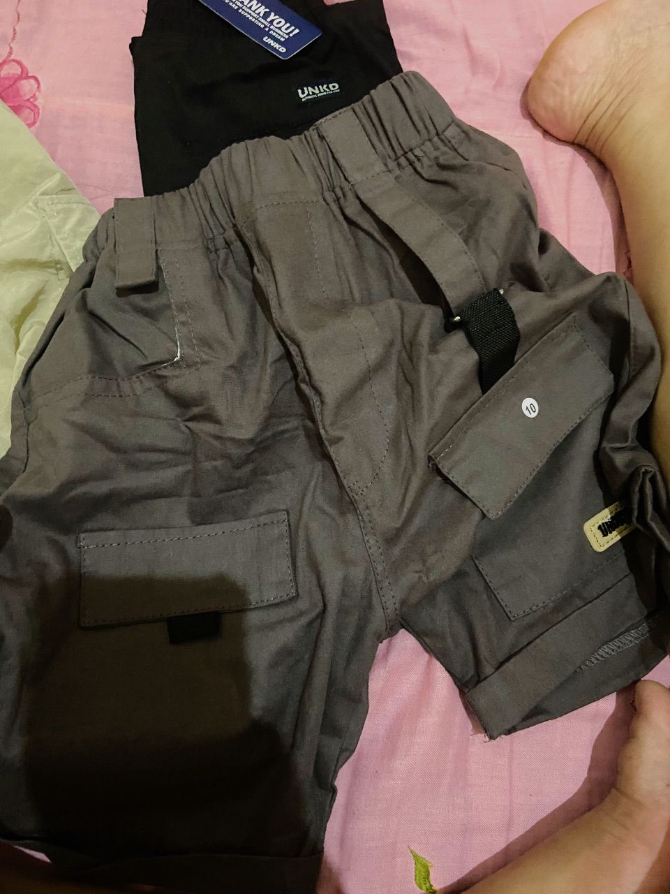 Unokids Cargo Shortpants Anak Original Cotton - Foto ulasan pembeli