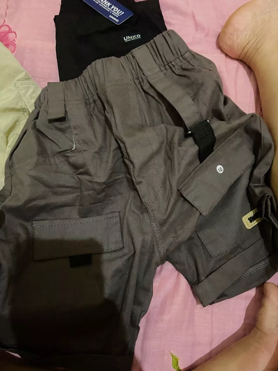 Unokids Cargo Shortpants Anak Original Cotton - Foto ulasan pembeli