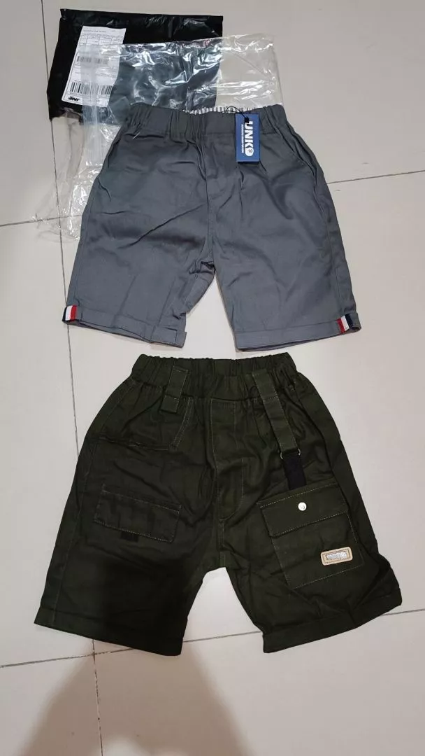 Unokids Cargo Shortpants Anak Original Cotton - Foto ulasan pembeli