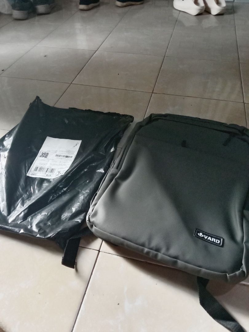 VARD Tas Ransel Pria Wanita Backpack Laptop 16 Inch Water Resistant Tas Kuliah Kerja Travel Casual Premium - foto 7 dari 10