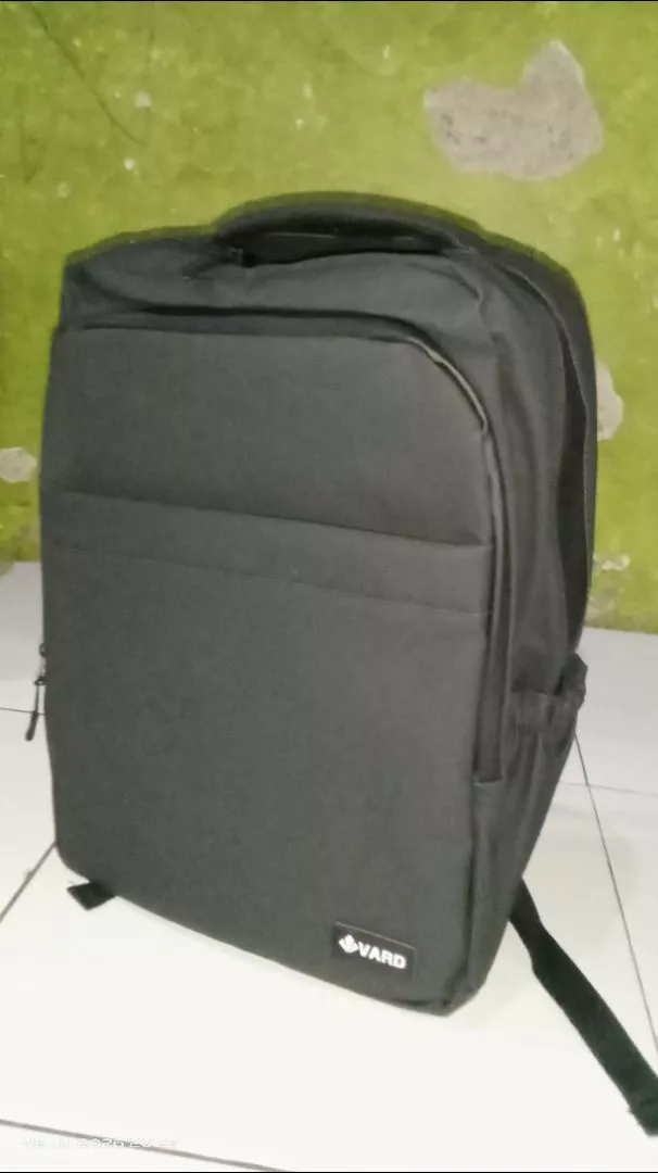 VARD Tas Ransel Pria Wanita Backpack Laptop 16 Inch Water Resistant Tas Kuliah Kerja Travel Casual Premium - Foto ulasan pembeli