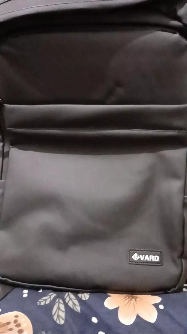 VARD Tas Ransel Pria Wanita Backpack Laptop 16 Inch Water Resistant Tas Kuliah Kerja Travel Casual Premium - Foto ulasan pembeli