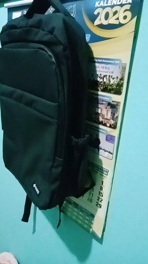 VARD Tas Ransel Pria Wanita Backpack Laptop 16 Inch Water Resistant Tas Kuliah Kerja Travel Casual Premium - Foto ulasan pembeli