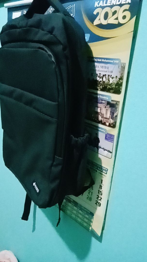 VARD Tas Ransel Pria Wanita Backpack Laptop 16 Inch Water Resistant Tas Kuliah Kerja Travel Casual Premium - Foto ulasan pembeli