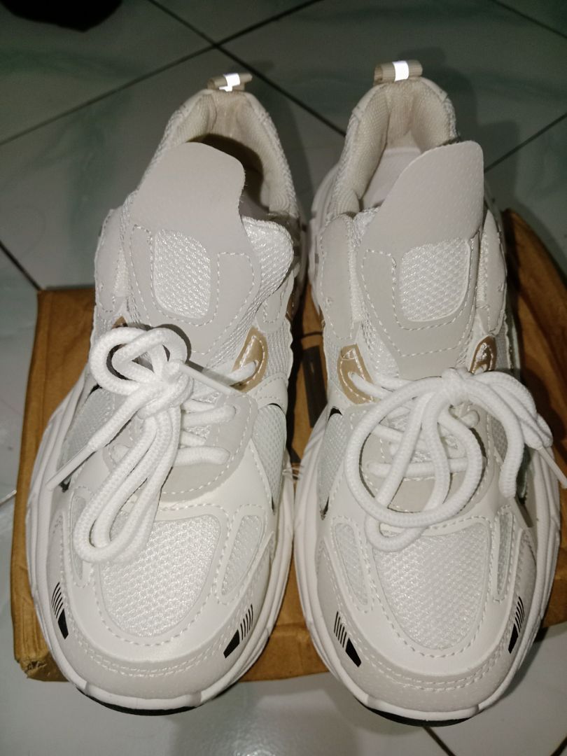 vela sepatu wanita flatshoes sneakers korean style putih olahraga sekolah running anak perempuan - foto 3 dari 10