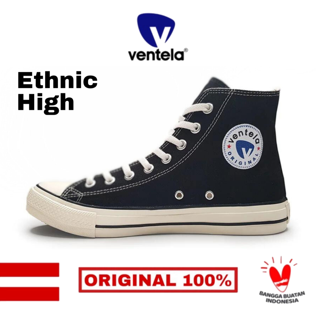 Ventela Ethnic High Black Natural - foto 1 dari 10
