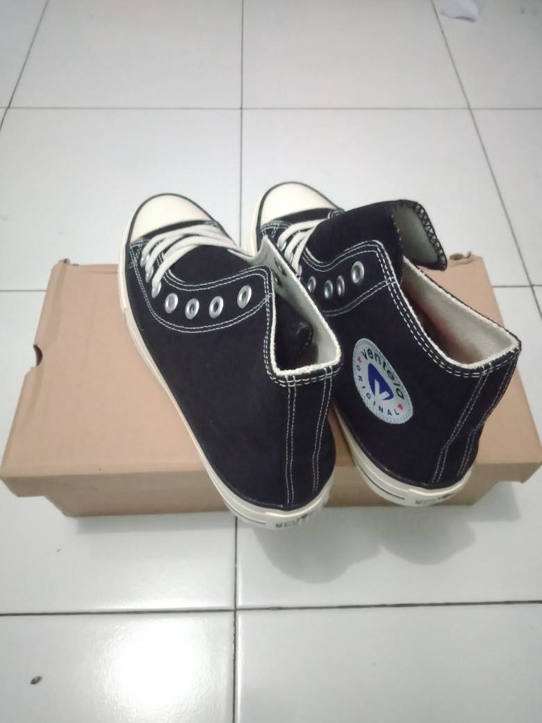 Ventela Ethnic High Black Natural - Foto ulasan pembeli