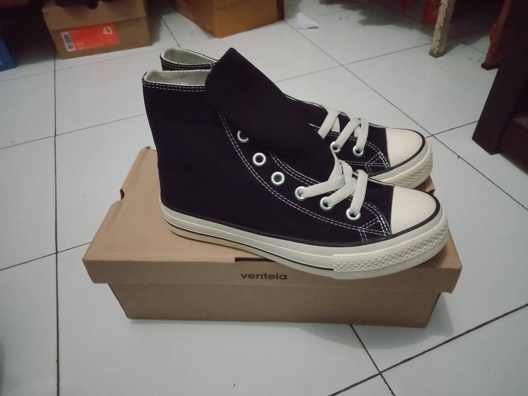 Ventela Ethnic High Black Natural - Foto ulasan pembeli