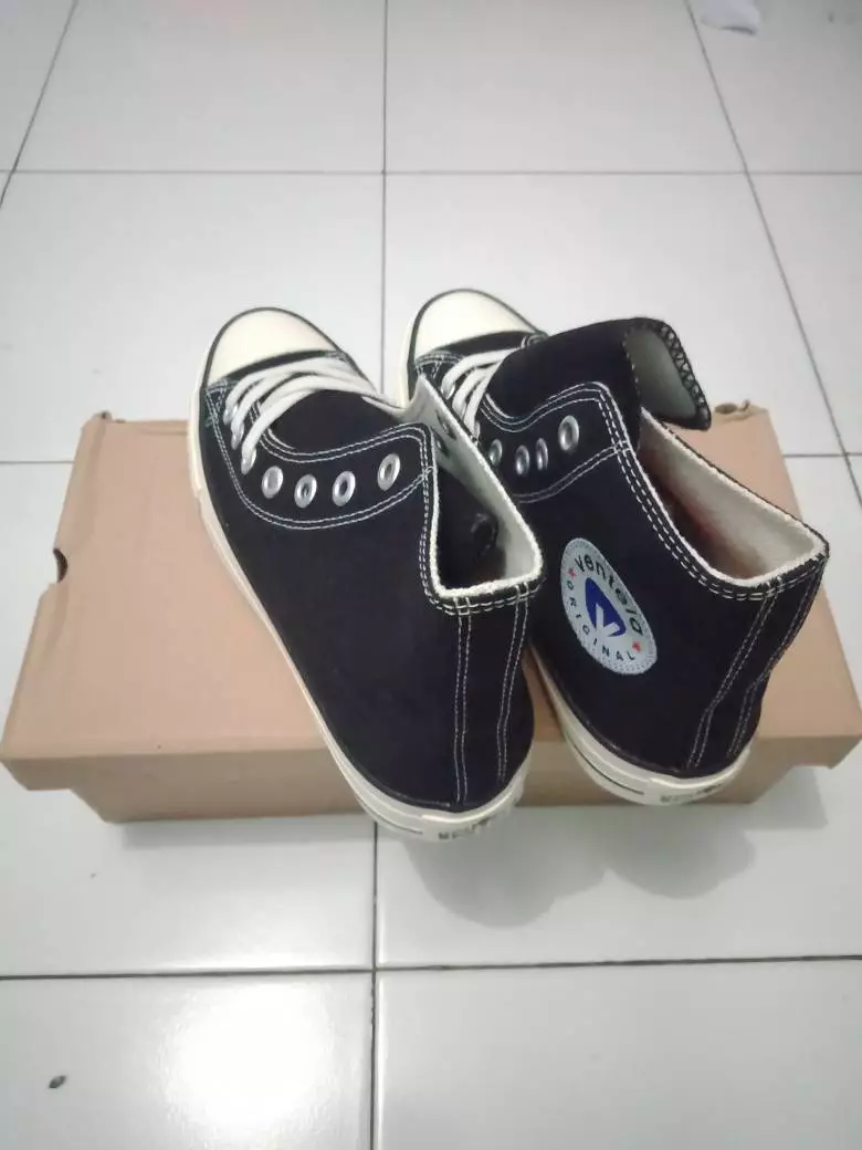 Ventela Ethnic High Black Natural - Foto ulasan pembeli