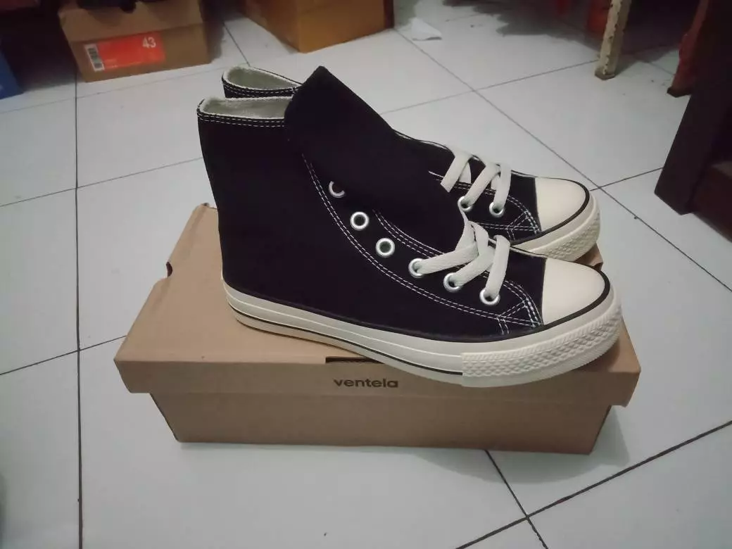 Ventela Ethnic High Black Natural - Foto ulasan pembeli