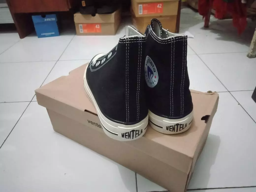 Ventela Ethnic High Black Natural - Foto ulasan pembeli