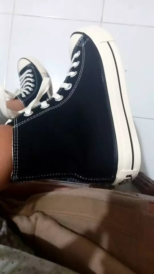Ventela Ethnic High Black Natural - Foto ulasan pembeli