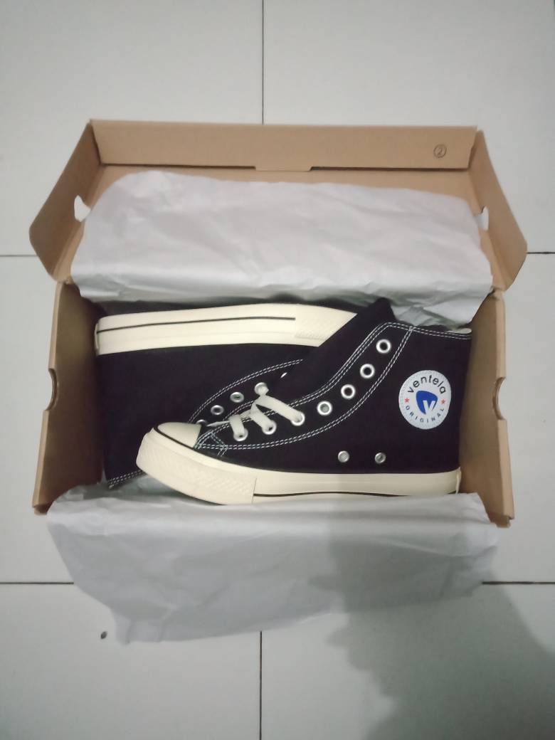 Ventela Ethnic High Black Natural - Foto ulasan pembeli
