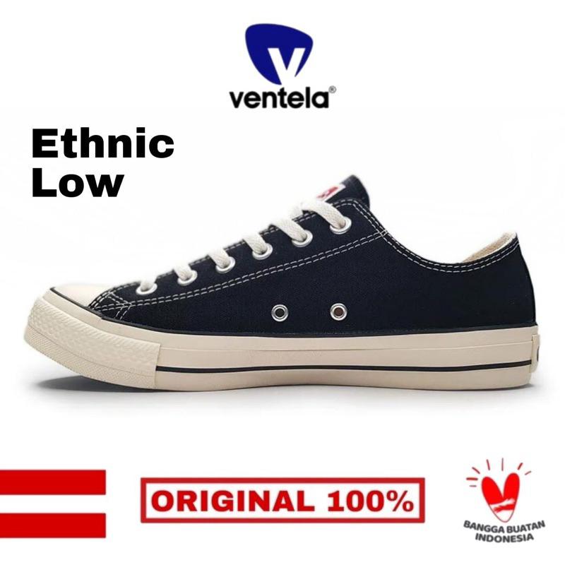 Ventela Ethnic Low Black Natural - foto 1 dari 10