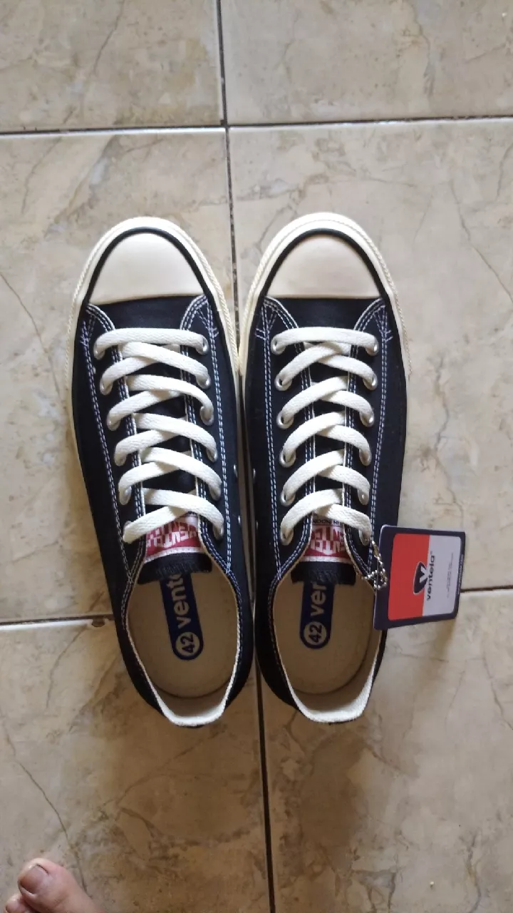 Ventela Ethnic Low Black Natural - Foto ulasan pembeli