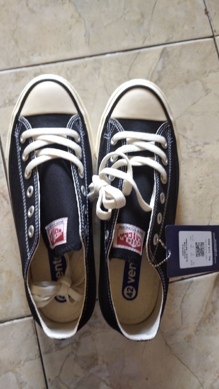Ventela Ethnic Low Black Natural - Foto ulasan pembeli