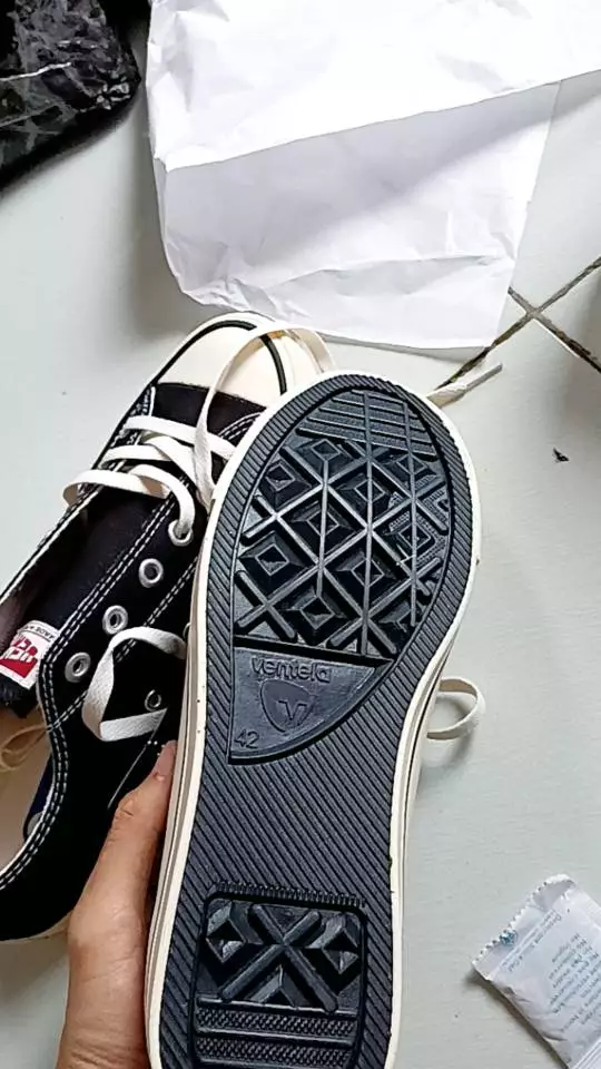 Ventela Ethnic Low Black Natural - Foto ulasan pembeli