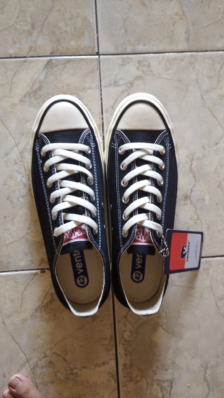 Ventela Ethnic Low Black Natural - Foto ulasan pembeli