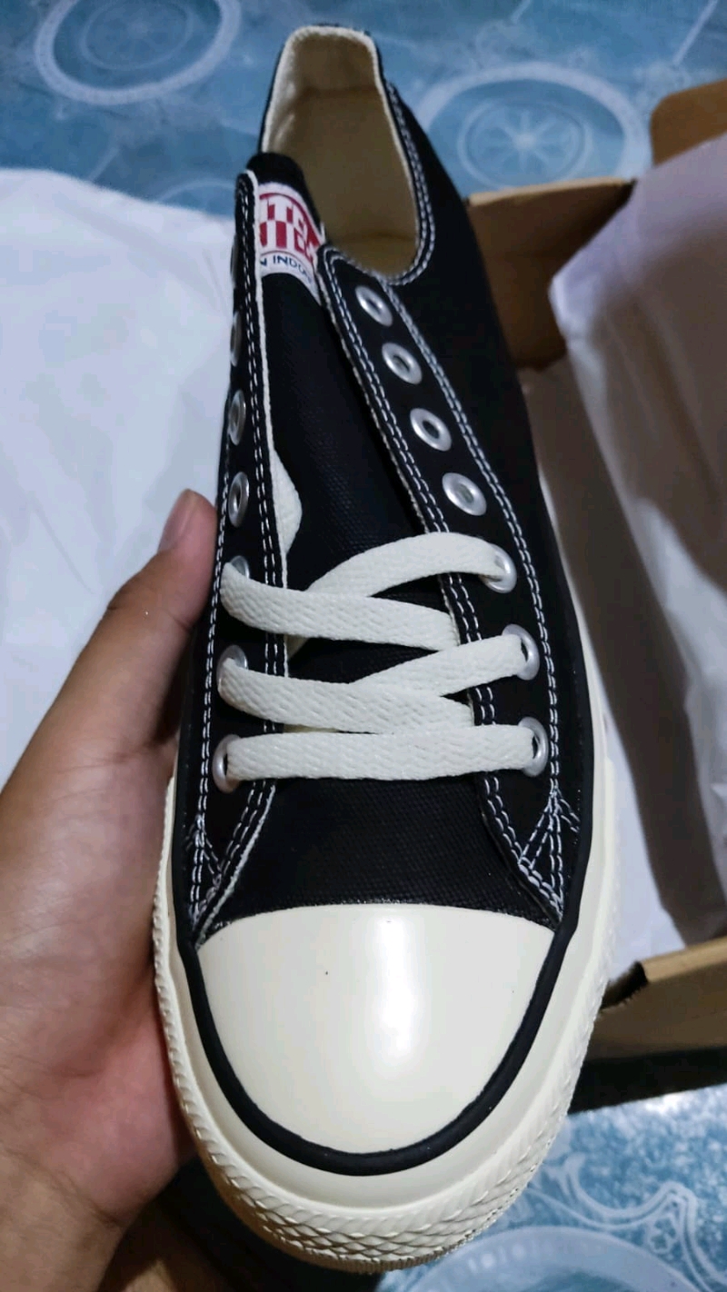Ventela Ethnic Low Black Natural - Foto ulasan pembeli