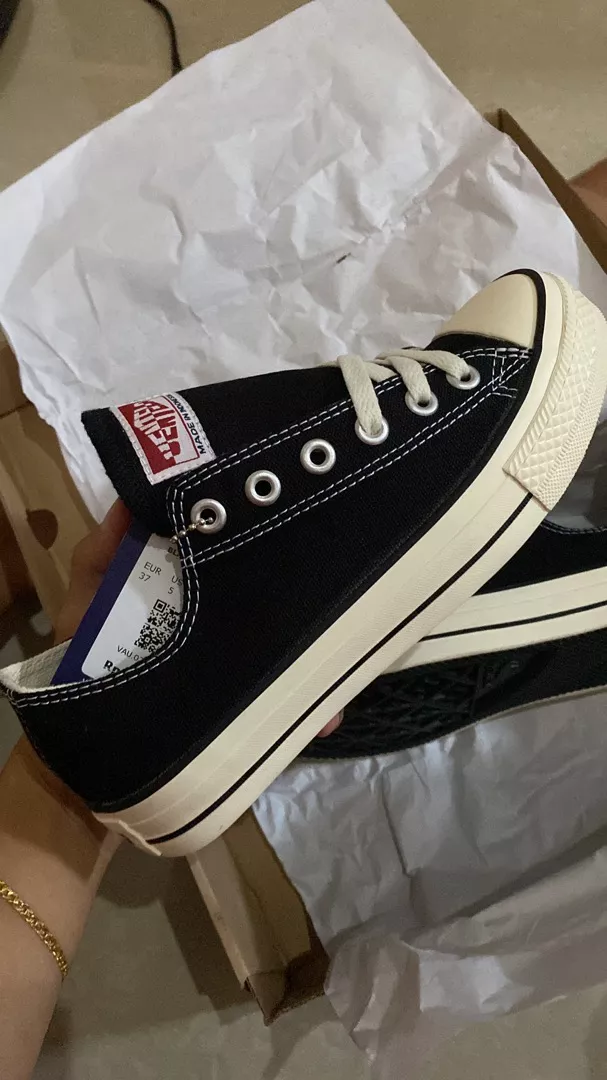 Ventela Ethnic Low Black Natural - Foto ulasan pembeli