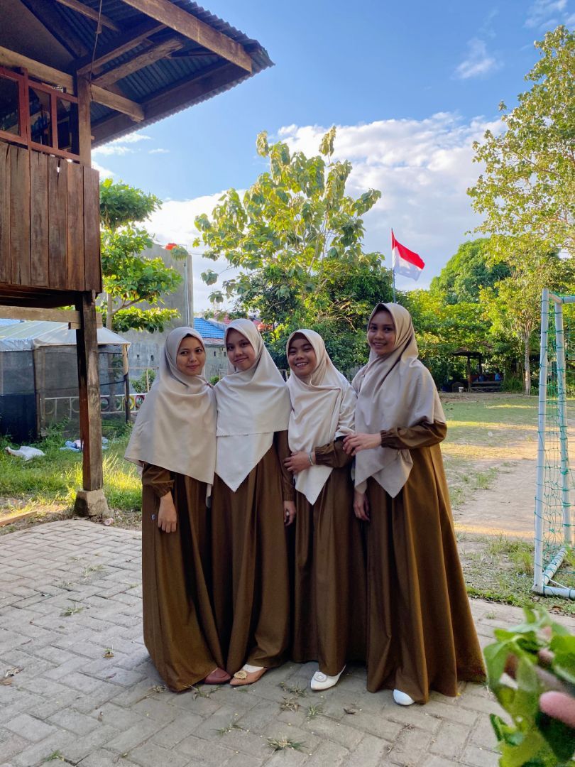 Yahwo hijab fashion - Gamis wanita seragam PNS Pemda pdh warna kheki - busui -bahan toyobo - foto 10 dari 10