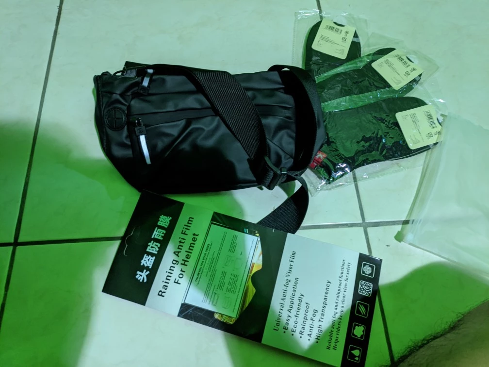 Yipinu YQM-1 Tas Selempang Pria Wanita Anti Air - Foto ulasan pembeli
