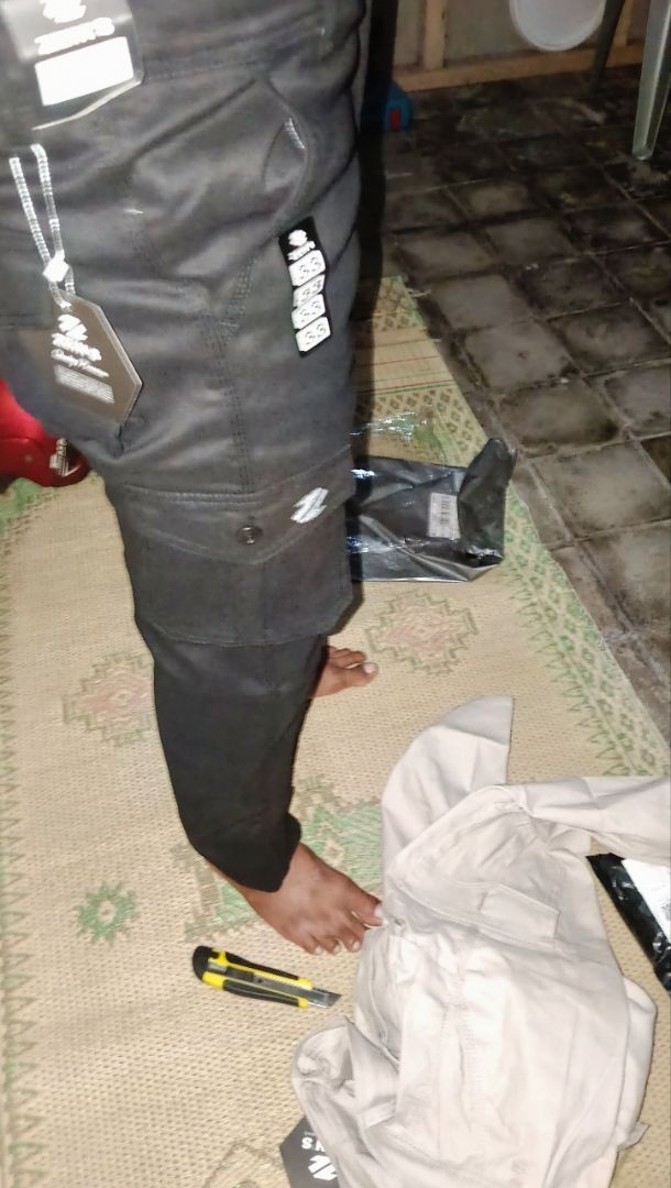 Zeins - Celana Panjang Cargo Premium Slimfit Stretch - Foto ulasan pembeli