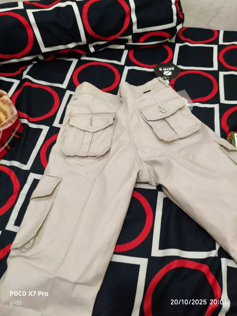 Zeins - Celana Panjang Cargo Premium Slimfit Stretch - Foto ulasan pembeli