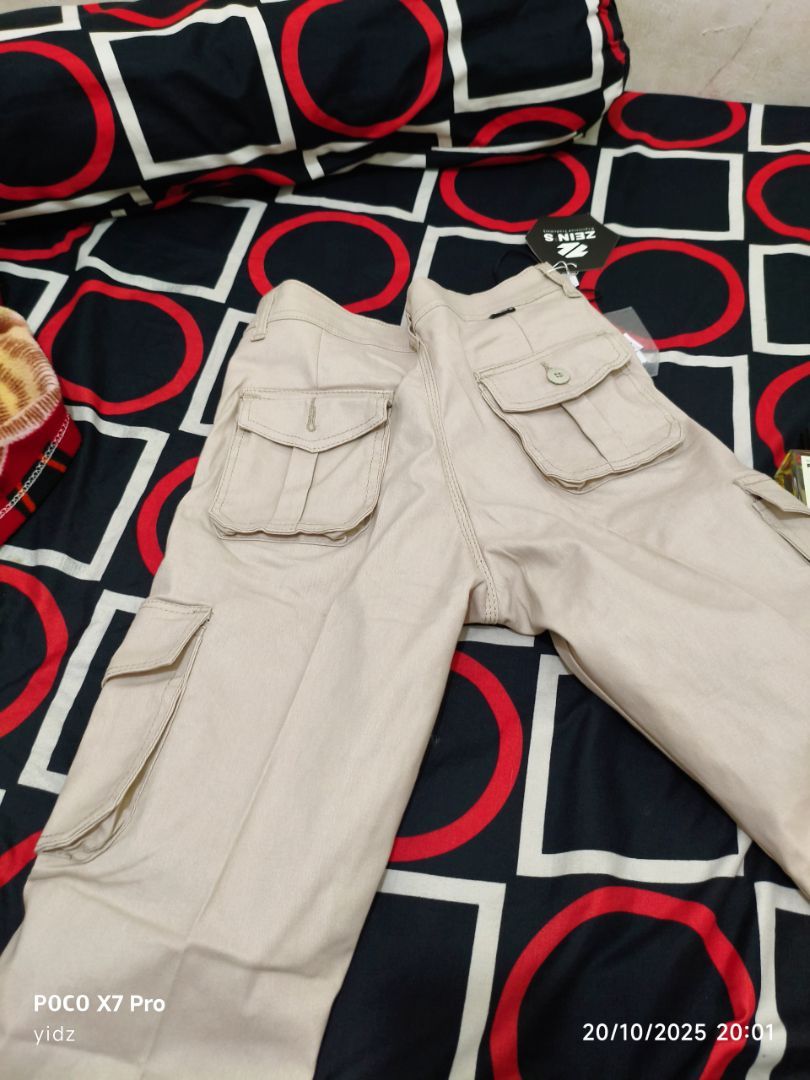Zeins - Celana Panjang Cargo Premium Slimfit Stretch - Foto ulasan pembeli