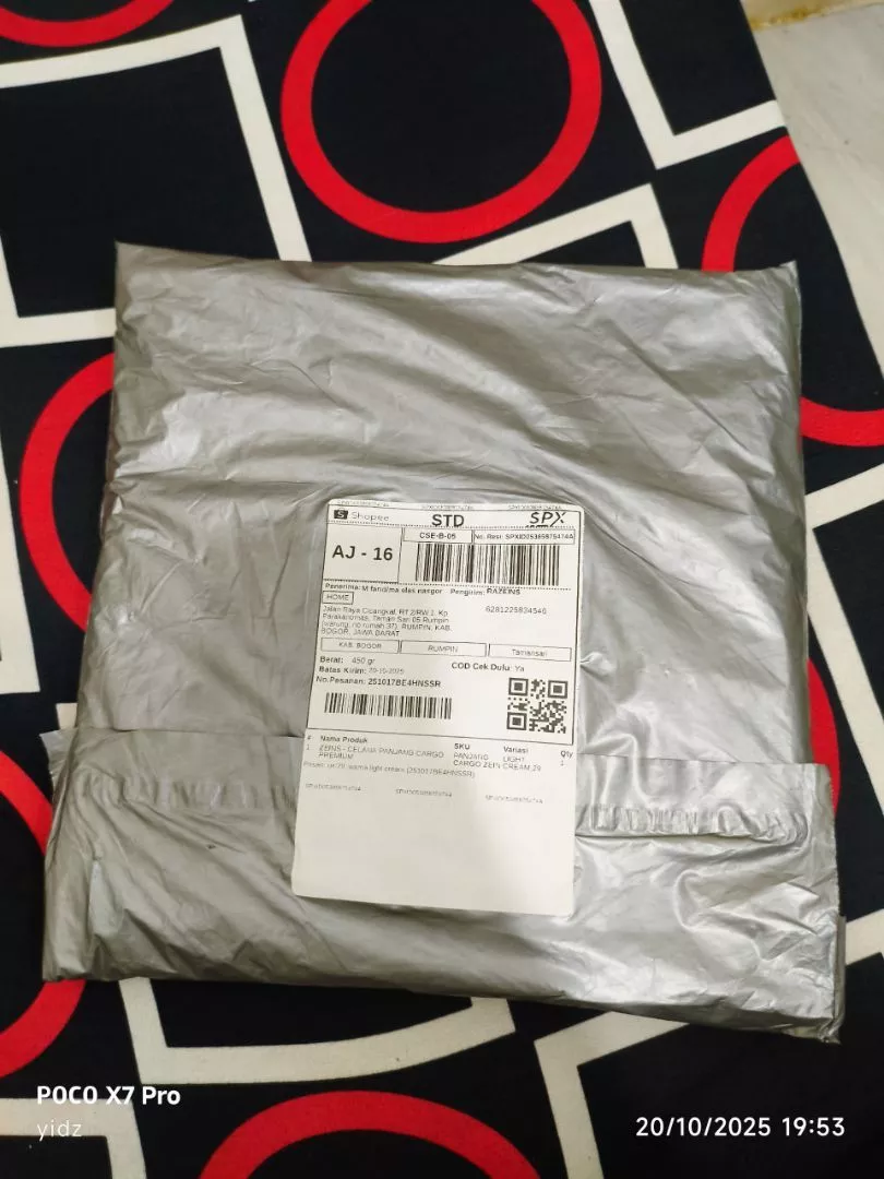 Zeins - Celana Panjang Cargo Premium Slimfit Stretch - Foto ulasan pembeli