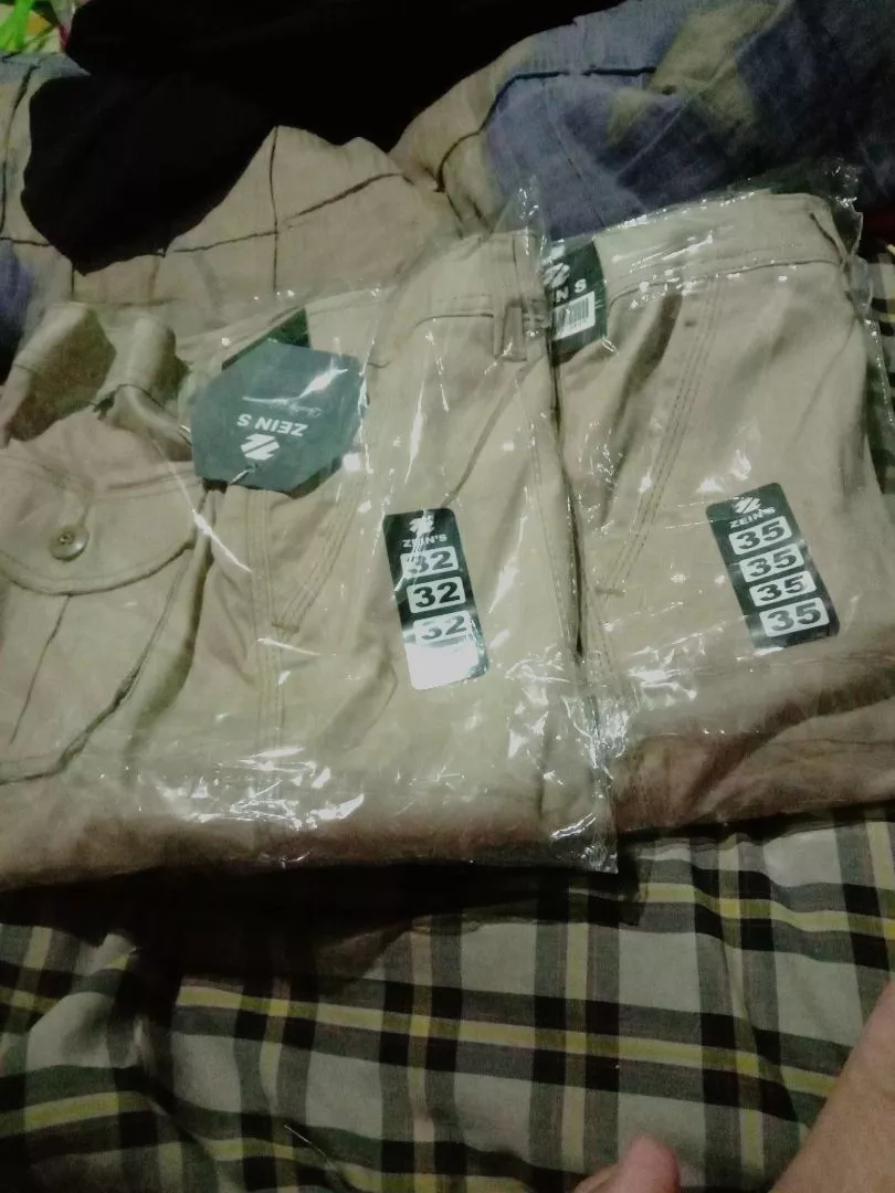 Zeins - Celana Panjang Cargo Premium Slimfit Stretch - Foto ulasan pembeli