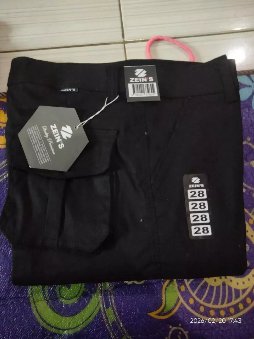 Zeins - Celana Panjang Cargo Premium Slimfit Stretch - Foto ulasan pembeli