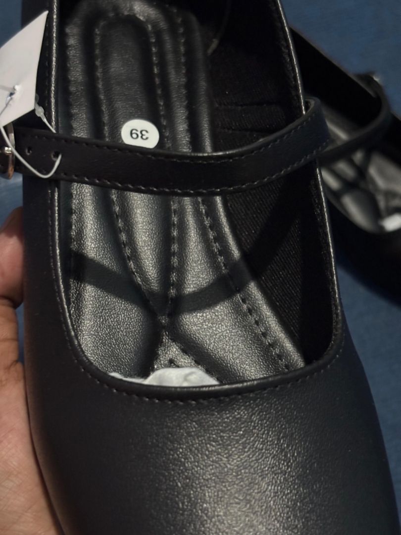 ZURA-Sepatu pantofel wanita paskibra hak 3cm - foto 6 dari 10